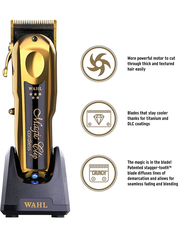 Wahl 5 Star Limited Edition Cordless Gold Magic Clip Wahl 5 Star Limited Edition Cordless Gold Magic Clip