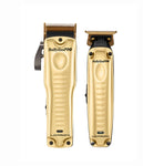 BaBylissPRO Lo-ProFX Limited Edition High Performance Gold Clipper & Trimmer Combo FXHOLPKLP-G