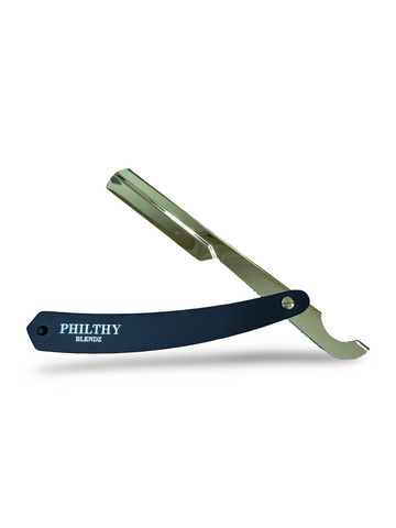 Philthy Blendz All Metal Black & Gold Turkish Razor