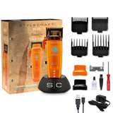 StyleCraft Saber 2 Cordless Digital Brushless Motor Clipper - Orange