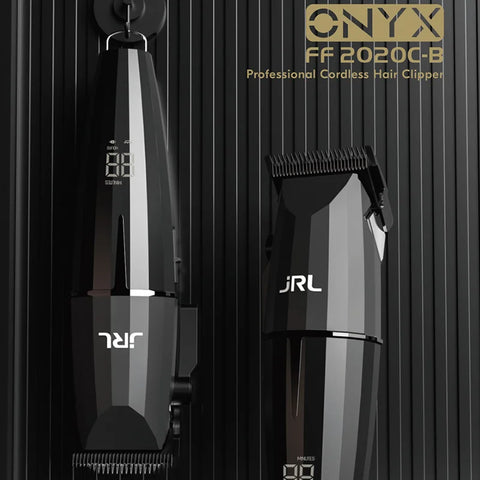 JRL ONYX Professional Cordless Hair Clipper - Ideal Barber Supply